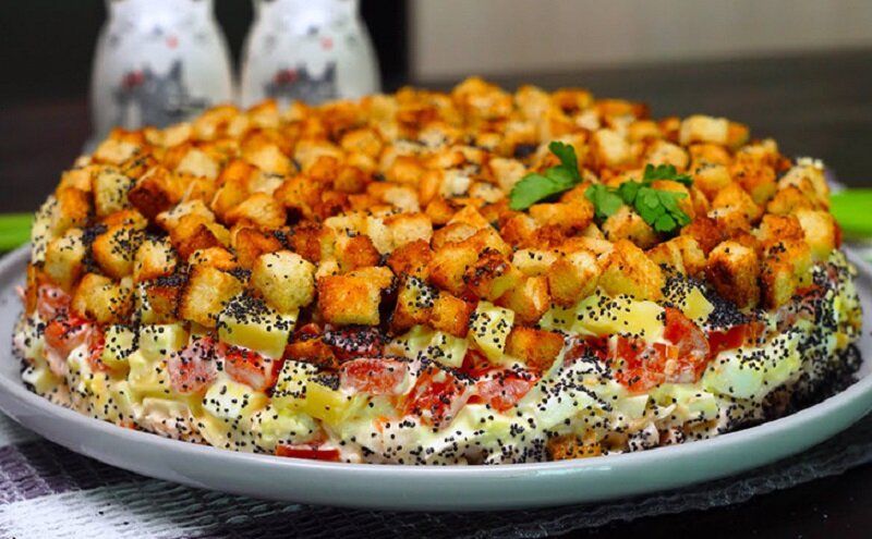 Вкусный салат «Обжорка»: идеальное угощение для праздника