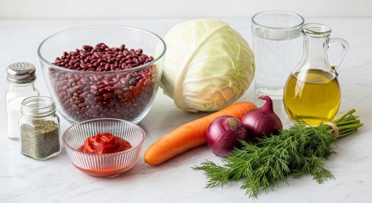 Секреты вкусной тушеной капусты с фасолью для настоящих гурманов