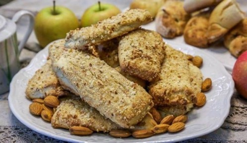 Нежные язычки с орехами: вкусный рецепт на кефире