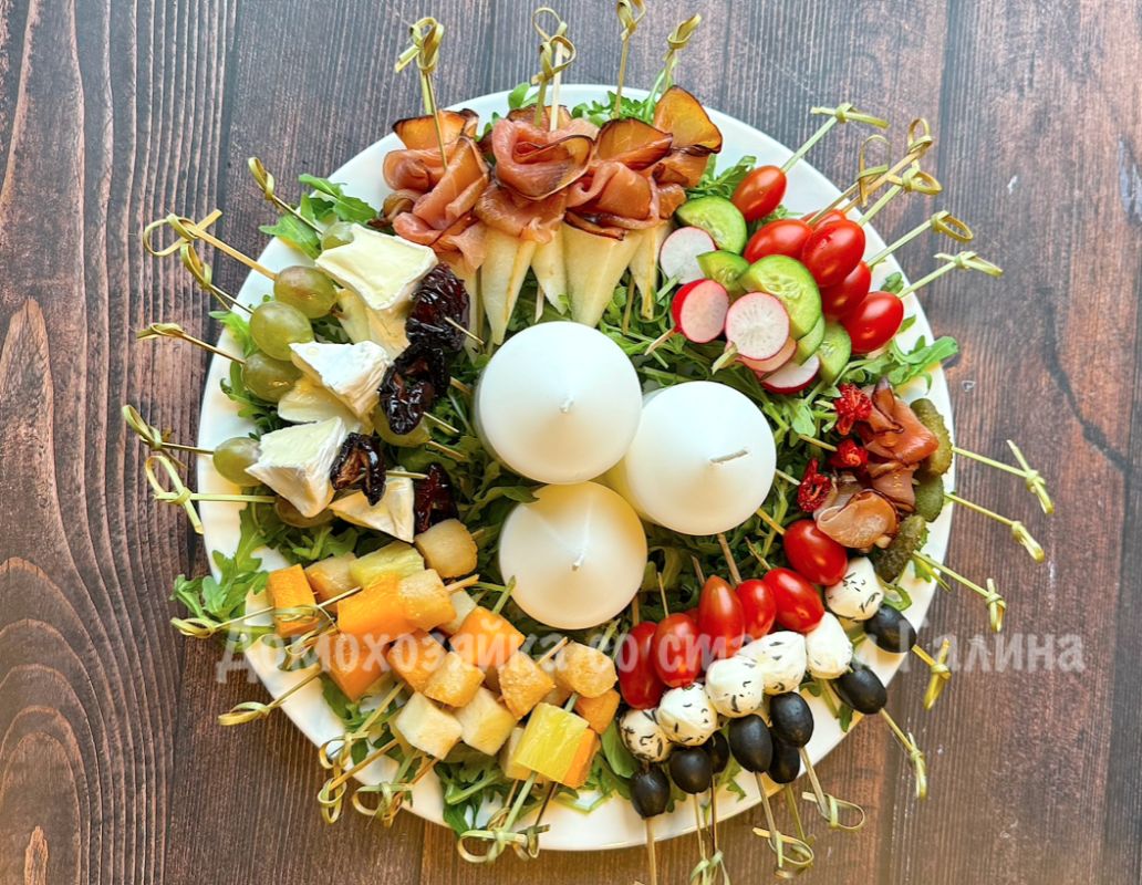 Изысканные закуски на шпажках для любых торжеств