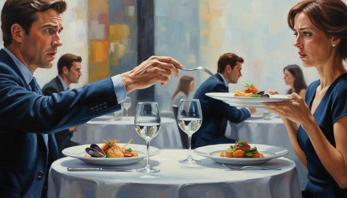 Как предложить блюдо, не нарушая границы