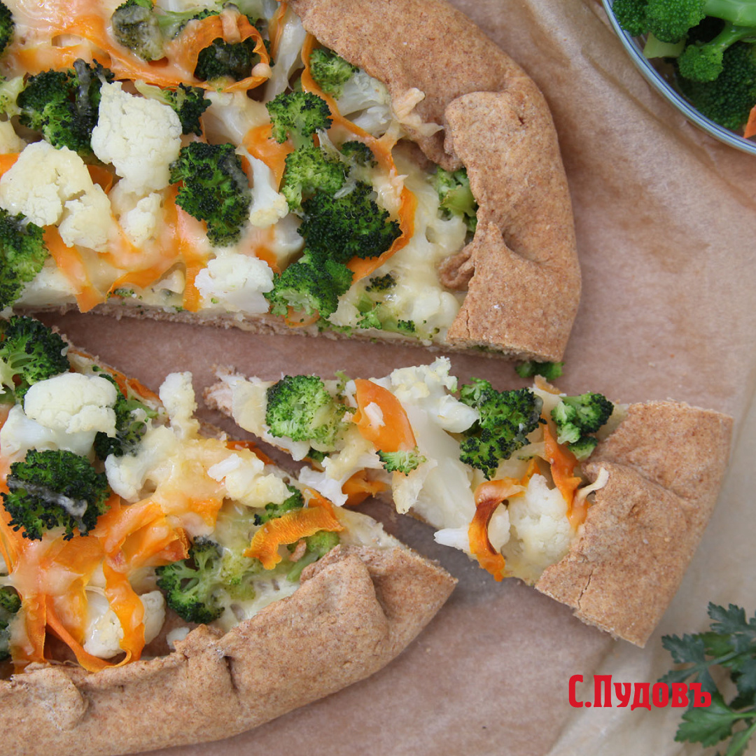 Вкусный овощной пирог за полчаса