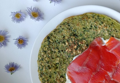 Овсяноблин с мангольдом: оригинальное сочетание для полезного завтрака