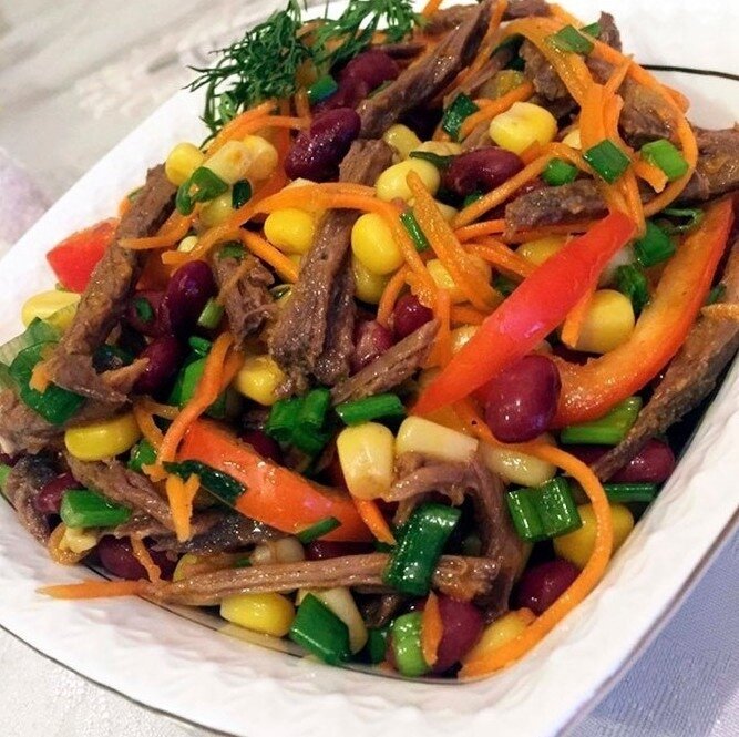 Пикантный салат на праздник: Мужской каприз