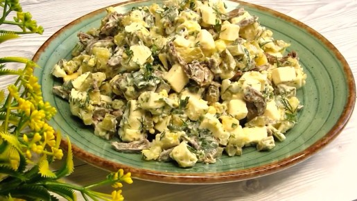 Вкусный салат "Быстрый": быстро, просто и сочно