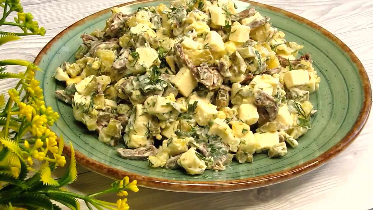 Вкусный салат "Быстрый": быстро, просто и сочно