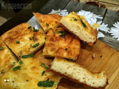 Сырная кето лепешка