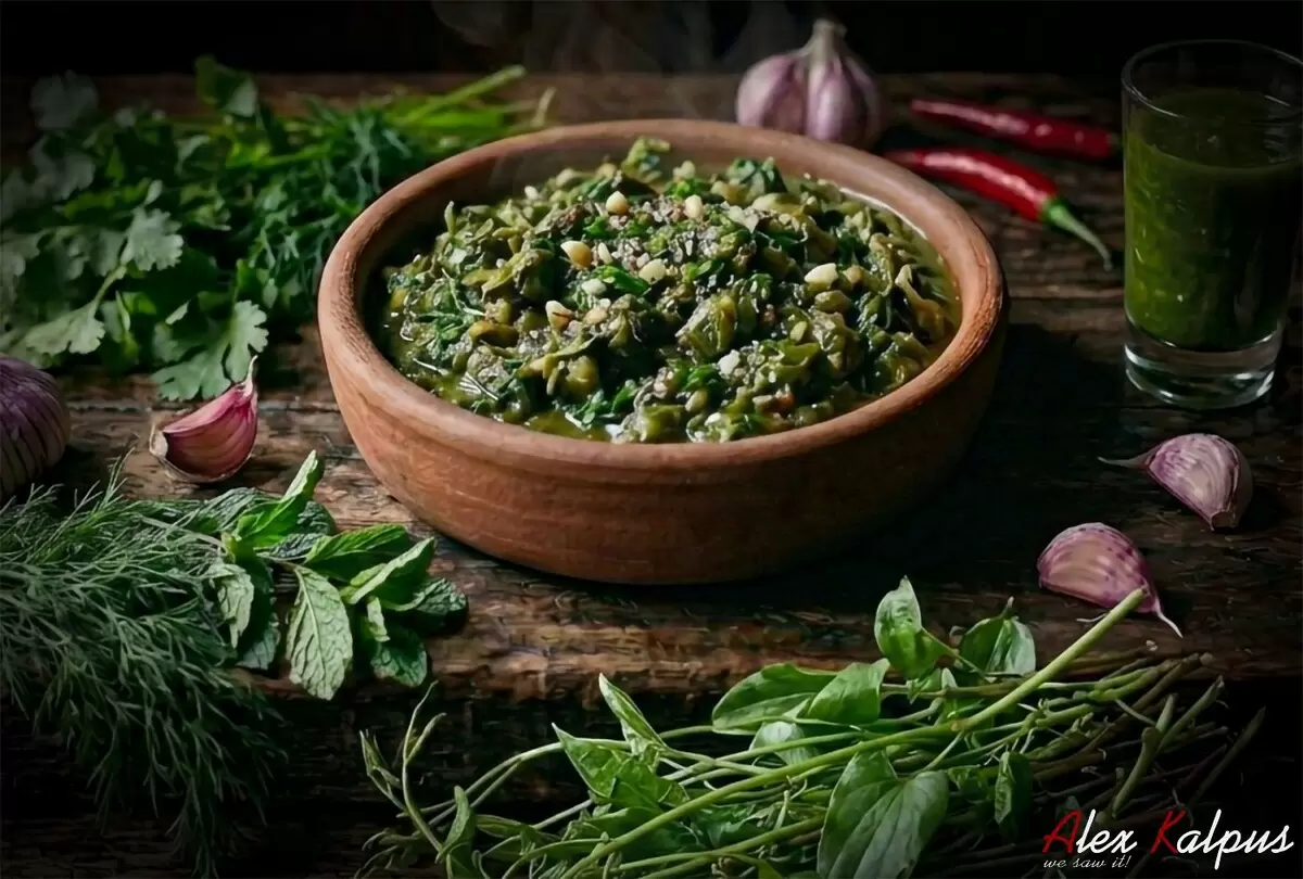 Экала с ткемали: весенний деликатес из Грузии