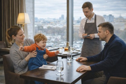 Мамина встреча с весенним настроением в ресторане