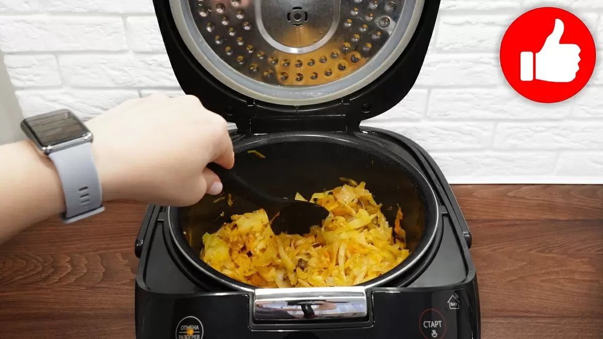 Вкусный обед: Тушеная капуста с баклажанами в мультиварке